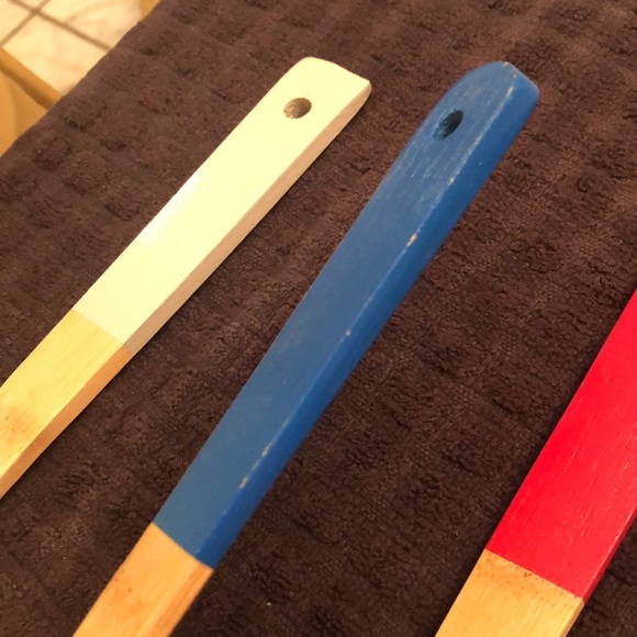 Colorful Bamboo Kitchen Utensil Set - Picture 4 of 7